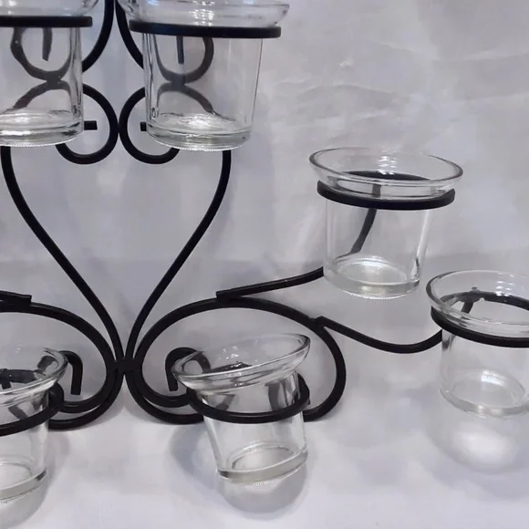 Eight Votive Candle Holder Wall Sconce - Picture 4 of 5